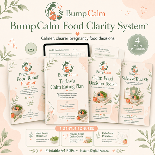 Know What to Eat Next—Without Guilt or Pressure. - BUMPCALM