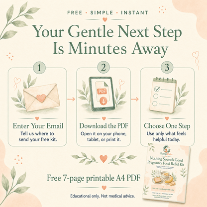 Nothing Sounds Good — Free Pregnancy Food Relief Kit - BUMPCALM