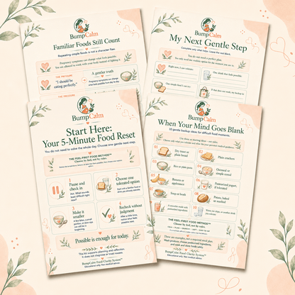 Nothing Sounds Good — Free Pregnancy Food Relief Kit - BUMPCALM