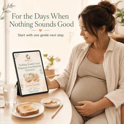 Nothing Sounds Good — Free Pregnancy Food Relief Kit - BUMPCALM